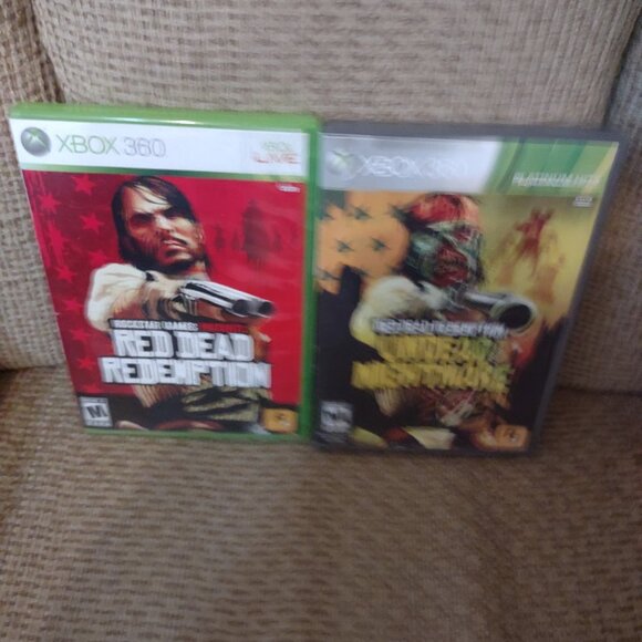 A 2 game set of Red Dead Redemption and Red Dead Redemption Undead Nightmare - Picture 1 of 4